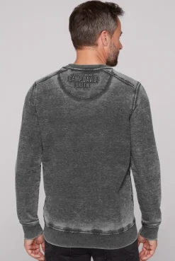 CAMP DAVID & SOCCX Sweatshirt mit Prägedruck black Hot