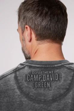 CAMP DAVID & SOCCX Sweatshirt mit Prägedruck black Hot