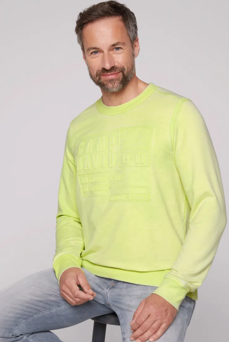 CAMP DAVID & SOCCX Sweatshirt mit Prägedruck poison ivy poisonivy Hot