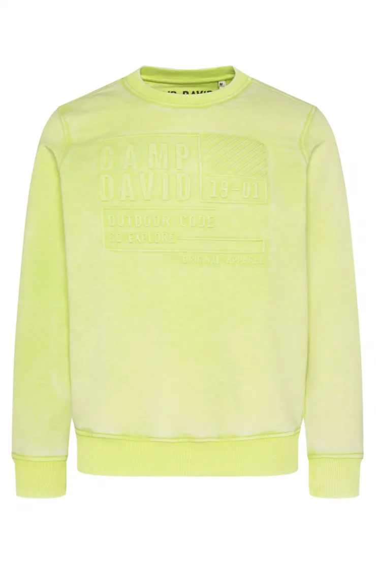 CAMP DAVID & SOCCX Sweatshirt mit Prägedruck poison ivy poisonivy Hot