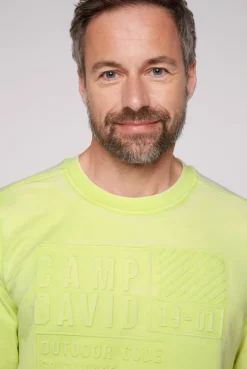 CAMP DAVID & SOCCX Sweatshirt mit Prägedruck poison ivy poisonivy Hot