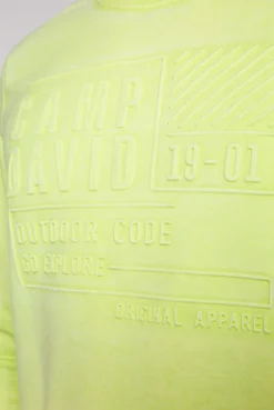CAMP DAVID & SOCCX Sweatshirt mit Prägedruck poison ivy poisonivy Hot