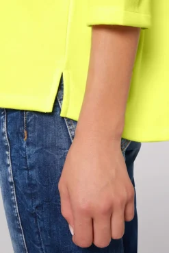 CAMP DAVID & SOCCX Sweatshirt mit tonigen Rubber Prints yellow lime yellowlime Clearance