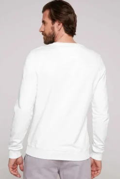 CAMP DAVID & SOCCX Sweatshirt mit Vintage Print opticwhite Discount