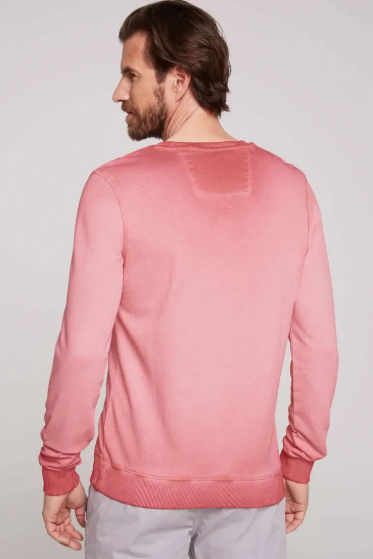 CAMP DAVID & SOCCX Sweatshirt mit Vintage Print sunrise Cheap