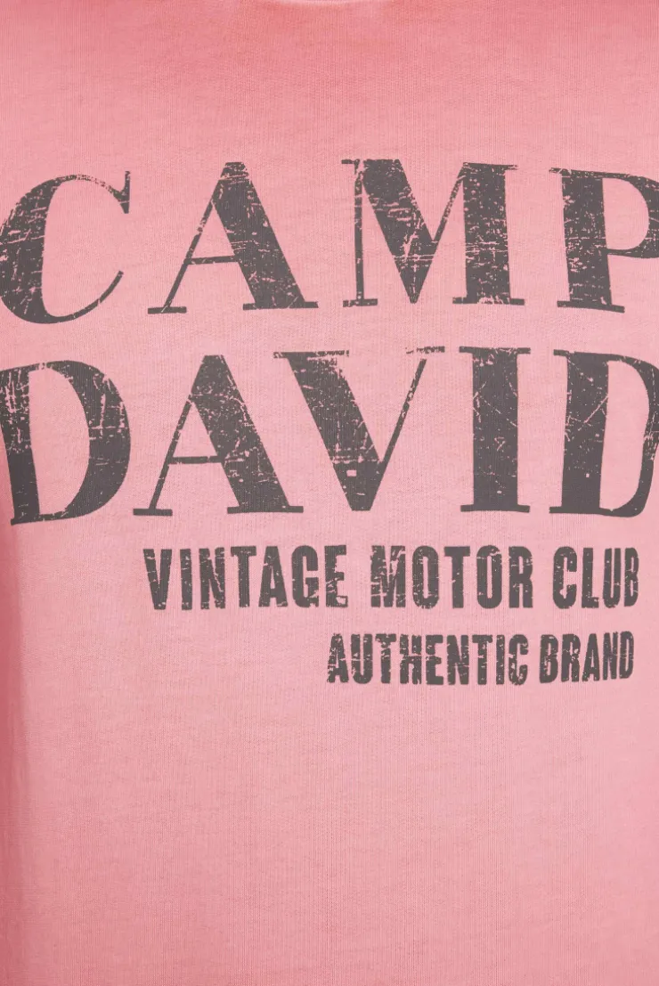 CAMP DAVID & SOCCX Sweatshirt mit Vintage Print sunrise Cheap