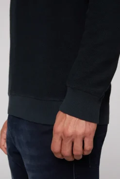 CAMP DAVID & SOCCX Sweatshirt Reversed mit Patch-Print blue navy bluenavy Outlet