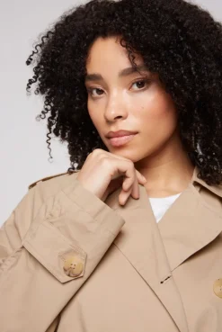 CAMP DAVID & SOCCX Trenchcoat mit Bindegürtel dark stone beige darkstonebeige Cheap