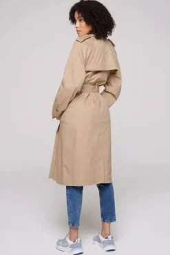 CAMP DAVID & SOCCX Trenchcoat mit Bindegürtel dark stone beige darkstonebeige Cheap