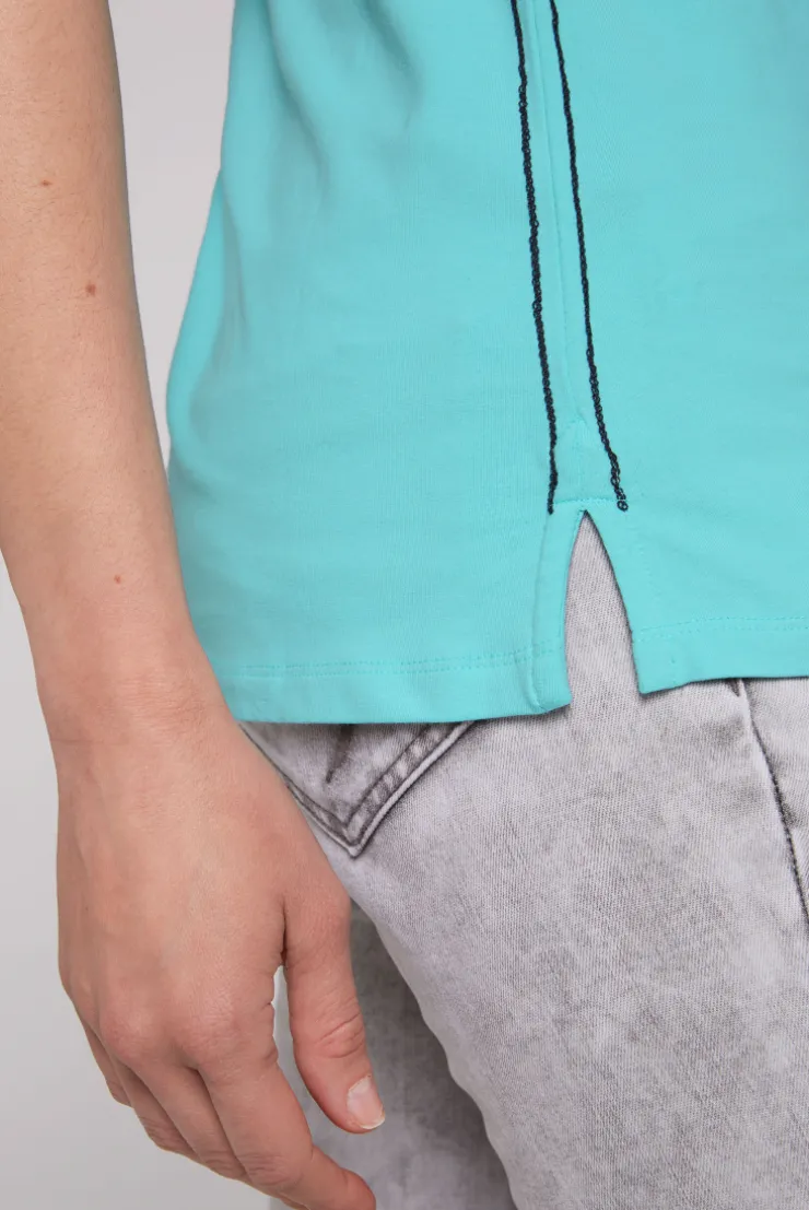 CAMP DAVID & SOCCX Trägershirt mit offenem Rundhalsausschnitt lagoon blue lagoonblue Best Sale