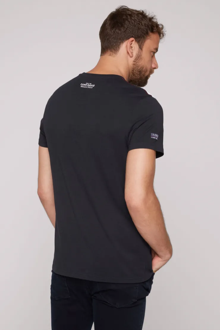 CAMP DAVID & SOCCX T-Shirt mit Color-Blocking und Artwork blue navy bluenavy Outlet