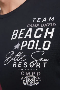 CAMP DAVID & SOCCX T-Shirt mit Color-Blocking und Artwork blue navy bluenavy Outlet
