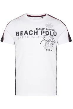 CAMP DAVID & SOCCX T-Shirt mit Color-Blocking und Artwork opticwhite Online