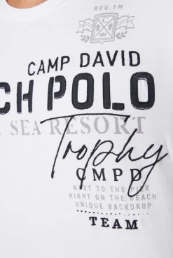 CAMP DAVID & SOCCX T-Shirt mit Color-Blocking und Artwork opticwhite Online