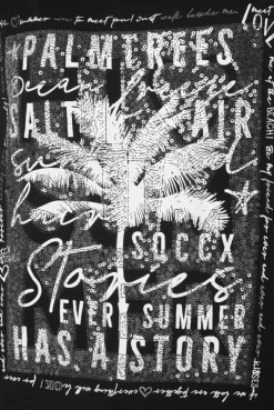 CAMP DAVID & SOCCX T-Shirt mit Pailletten-Artwork black Cheap