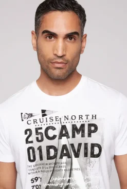CAMP DAVID & SOCCX T-Shirt mit Photoprint opticwhite New