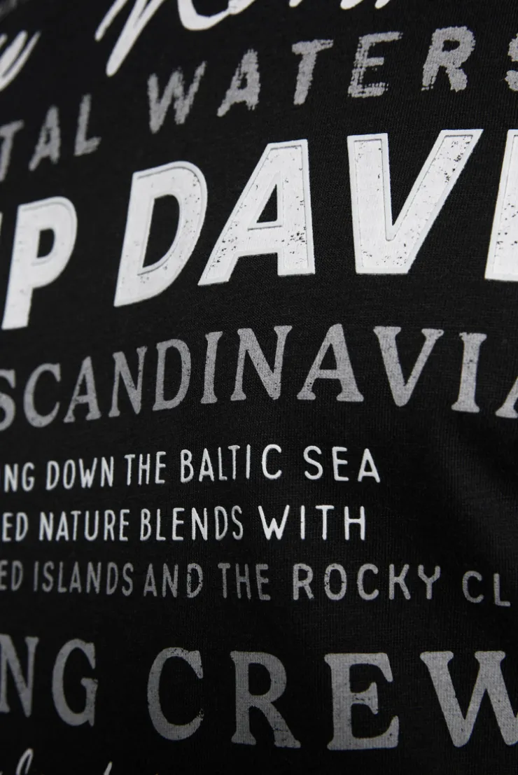 CAMP DAVID & SOCCX T-Shirt mit Print Artwork black Discount