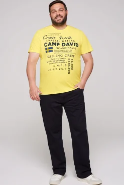CAMP DAVID & SOCCX T-Shirt mit Print Artwork light lime lightlime Outlet