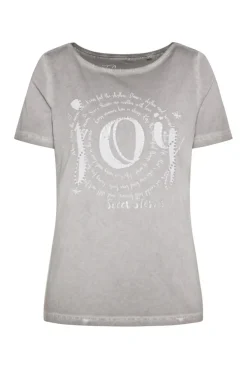 CAMP DAVID & SOCCX T-Shirt mit U-Boot-Ausschnitt und Artwork shadow Best