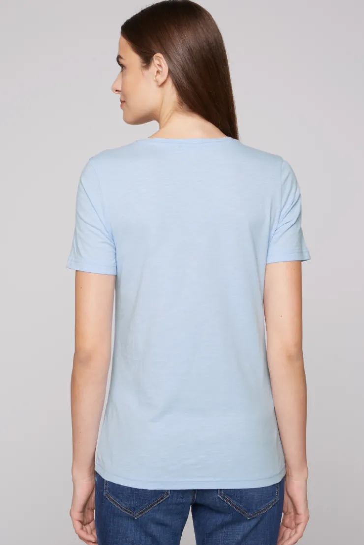 CAMP DAVID & SOCCX T-Shirt mit Wording Print cool blue coolblue Store