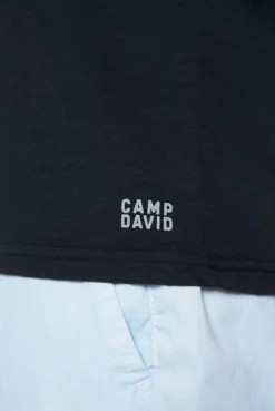 CAMP DAVID & SOCCX T-Shirt V-Neck mit Brusttasche blue navy | S bluenavy Store