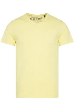 CAMP DAVID & SOCCX T-Shirt V-Neck mit Brusttasche sun Sale