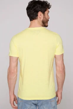 CAMP DAVID & SOCCX T-Shirt V-Neck mit Brusttasche sun Sale