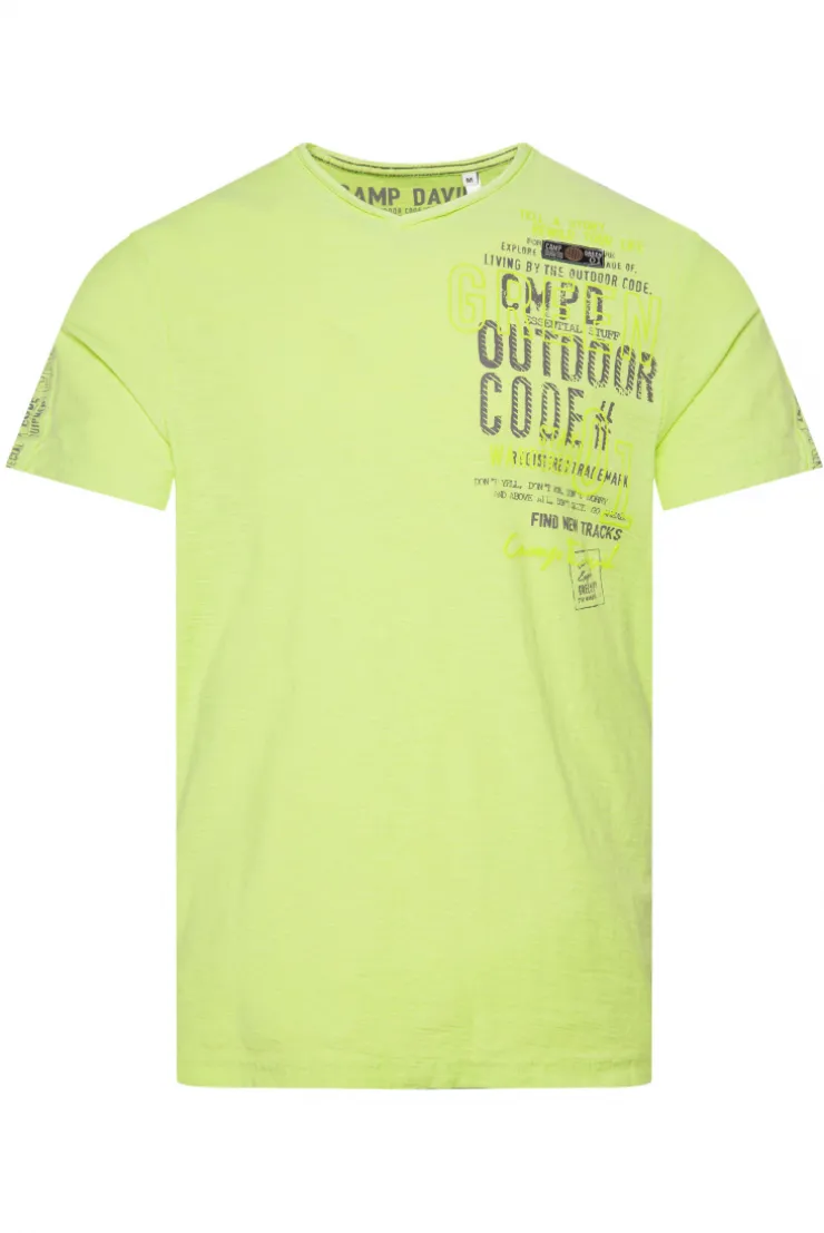 CAMP DAVID & SOCCX V-Shirt mit Rubber Artworks poison ivy poisonivy Store