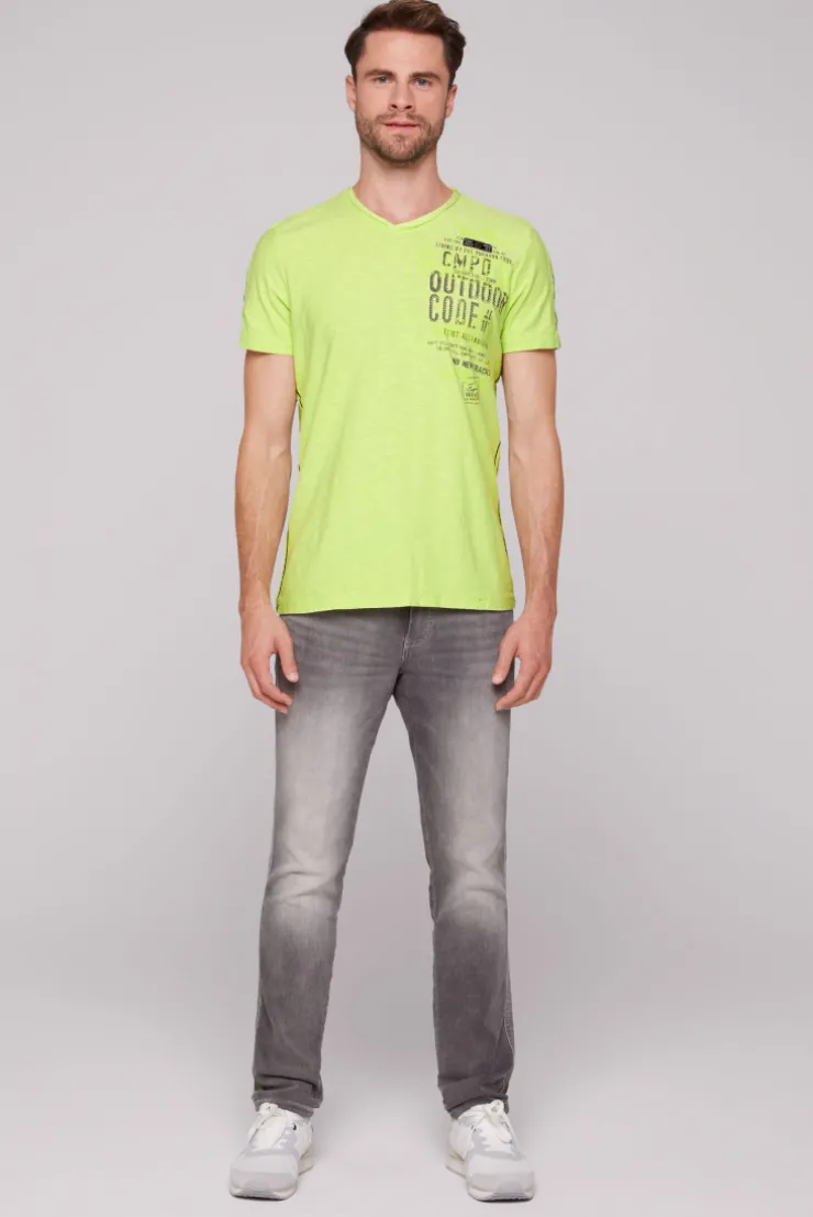CAMP DAVID & SOCCX V-Shirt mit Rubber Artworks poison ivy poisonivy Store