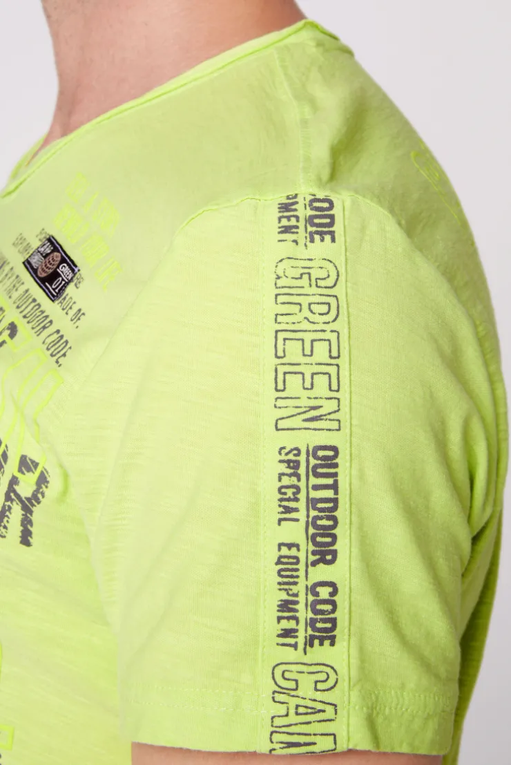 CAMP DAVID & SOCCX V-Shirt mit Rubber Artworks poison ivy poisonivy Store