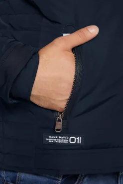 CAMP DAVID & SOCCX Winterjacke im Biker-Design blue navy bluenavy Online