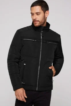 CAMP DAVID & SOCCX Winterjacke im Biker-Design black Sale