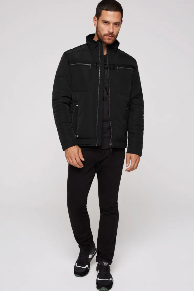 CAMP DAVID & SOCCX Winterjacke im Biker-Design black Sale