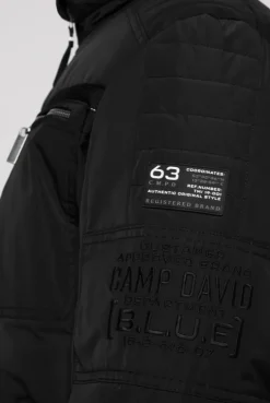 CAMP DAVID & SOCCX Winterjacke im Biker-Design black Sale