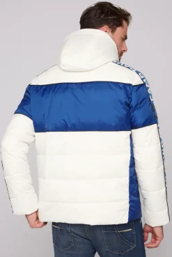 CAMP DAVID & SOCCX Winterjacke mit Colour-Blocking und Logo-Design kitt Clearance
