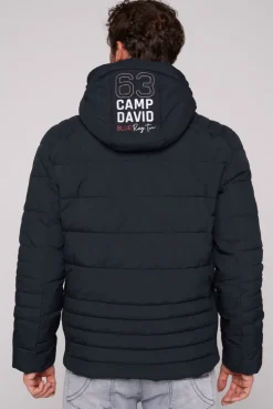CAMP DAVID & SOCCX Winterjacke mit Kapuze im Ski-Design blue navy bluenavy Fashion